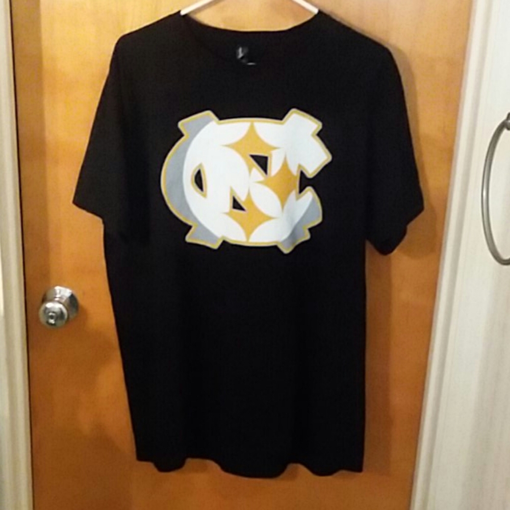 Steelers & Tar Heels T-Shirt XL